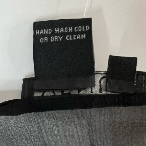 VENUS  Silk Sheer Black Swimsuit Coverup V-Neck Sequin Detailing Tunic Women's M - Picture 6 of 11